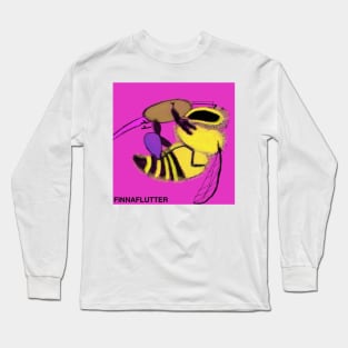 Purple Pollen Bee Pants Long Sleeve T-Shirt